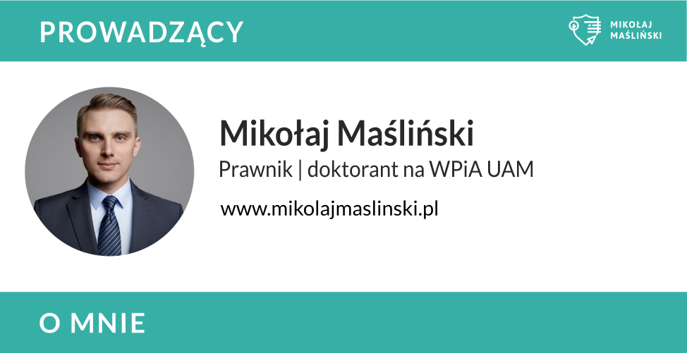 Mikołaj Maśliński Prawnik BDO sklepy internetowe